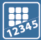 Interpage DirectPage with Voicemail numeric paging and voicemail box upfront menu notification service inverse blue logo